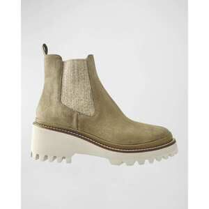 Ron White Emmaline Suede Chelsea Boots Mink 37